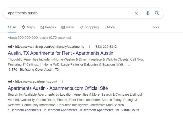 Google ads search paieska